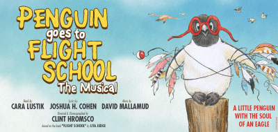 Penguin Goes to Flight School