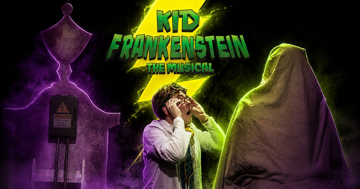 Cast performing Kid Frankenstein, The Musical - live children's musical theater show for ages 7+ in NYC